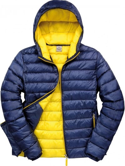 Result Men´s Snow Bird Hooded Jacket RT194M - NAVY/YELLOW - XXL