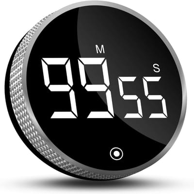 Digitale Keukentimer met LED-display en Magnetische Bevestiging - Eiertimer voor Koken, Fitness en Sport