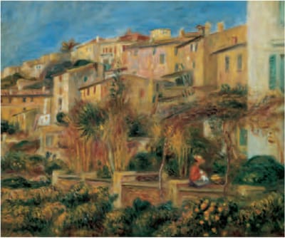 Pierre-August Renoir - Terrassen in Cagnes - Kunstposter - 40x50 cm