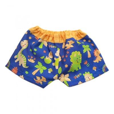 Heless Poppenzwembroek Dino 35-45 Cm Polyester Blauw/oranje