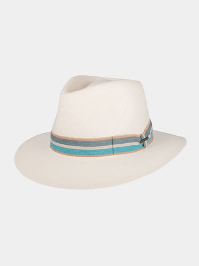 Charles - Panama hoed - Blauw