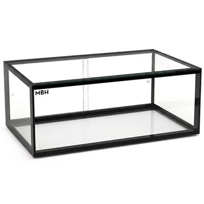 Glazen Vitrine - Displaykast Snacks - Producten Presenteren - Gehard Glas - 55 cm Breed - Zonder Verlichting
