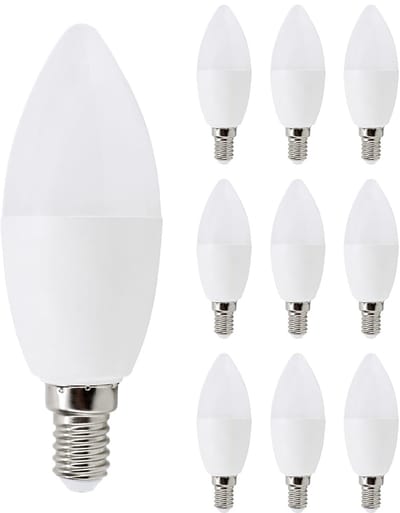 Bemko Premium LED Lamp E14 - vervangt 50W (7.5W) - 720lm - 3000K Warm Wit - 230V - 10 stuks