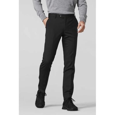 Meyer Broek Oslo Tropical Wool Travel Flex Waistband 4-Way-Stretch Zwart / male