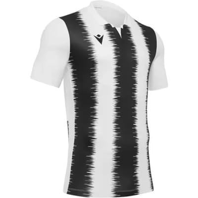 Macron Miram Shirt Korte Mouw Heren - Wit / Zwart | Maat: 3XL