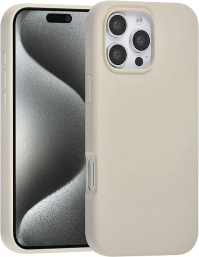 Multimedia & Accessoires Premium Siliconen TPU Back Cover Case Hoesje geschikt voor Apple iPhone 16 Pro Max – Grijs – Zachte Plastic – Soft Case