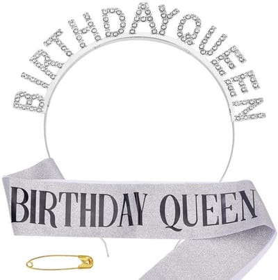 Dailygoods- Hoofdband Bling Strass Design - Verjaardag Hoofdband