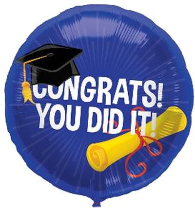 Folat - Folieballon Congrats You Did It! 45 cm