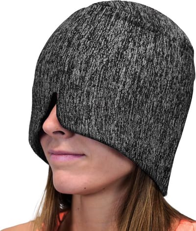 ApexArte® Migraine Masker - Hoofdpijn Muts - Directe Verlichting - Grijs