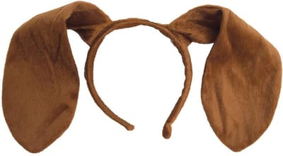 Funny Fashion Verkleed diadeem - honden oren/oortjes - kinderen/volwassenen - Carnaval