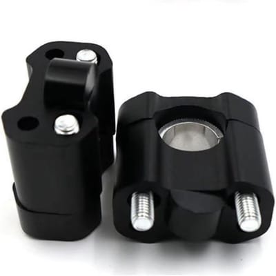 Stuurklem Verhoger - Motor Adapter - Comfortabel Rijden - Verstelbare Positie - 30mm Verhoging - Zwart