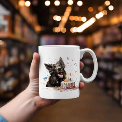 Beker cadeau voor haar of hem, kerst, verjaardag, honden liefhebber, zus, broer, vriendin, vriend, collega, moeder, vader, hond
