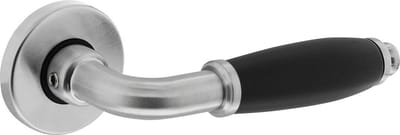 Intersteel Deurkruk Courgette met rozet ø49x7mm verdekt mat chroom
