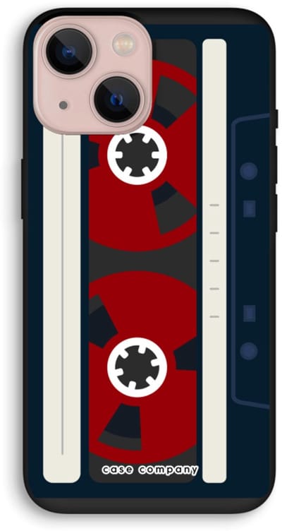 Case Company® - Hoesje geschikt voor iPhone 13 mini hoesje - Here's your tape - Biologisch Afbreekbaar Telefoonhoesje - Bescherming alle Kanten en Schermrand