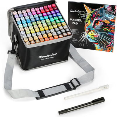 Alcohol Markers - Marker Set - Multicolor - Dubbelzijdige Stift - Sneldrogend - Voor Kunstenaars