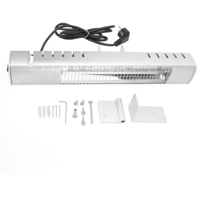 Elektrische Ruimteverwarmer Hangend Stofdicht Waterdicht Infrarood Koolstofvezelbuis Verwarming 1000W Patio