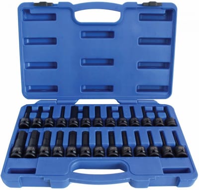 Krachtdoppen set - 26 delig - Torx - Inbus en Spline doppen set - 1/2 duims - ASTA