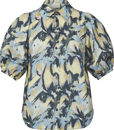 SISTERS POINT Ella-sh37 Dames Blouse - Multi print - Maat XS