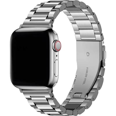 Kalebol Apple Watch Stalen Bandje 41-42mm Zilver