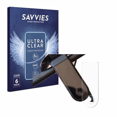 Savvies - Screenprotector voor NIU KQi3 Max - Folie Beschermfolie transparant 6 Stuks