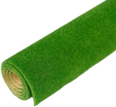 Grasmat - Kunstgras Mat - Modelbouw Landschap - Realistische Textuur - 50x50cm - Groen