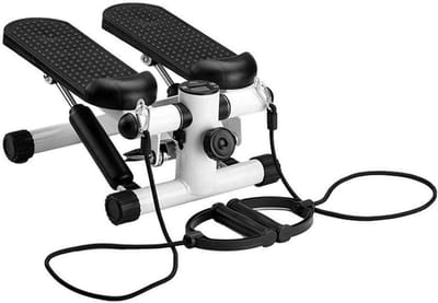 Stepper Machine - Crosstrainer thuis - Gezond afvallen - Stille machine - 120 kg draaglast - Zwart