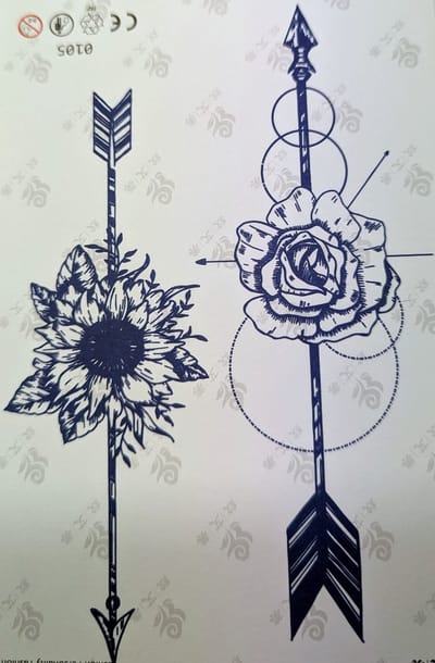 Semi-permanente tatoeage - Bijna original - Makkelijk in gebruik - Kool - Sexy - Waterbestendig - Mooie ontwerpen - Natuurlijk Veganistisch - Niet-toxisch – Duur tot 10 a 15 dagen - Door idereen te gebruiken.- 81