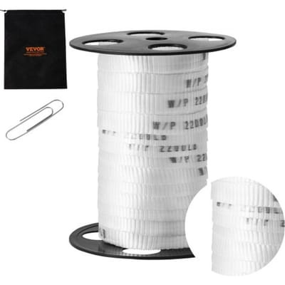 VEVOR Polyester Strapping Band 998 kgf Treksterkte, Power Strap 33 m x 1,6 cm, Polyester Strap, voor Verpakking, Verzending, Spangereedschap, Doe-het-zelf en Bedrading