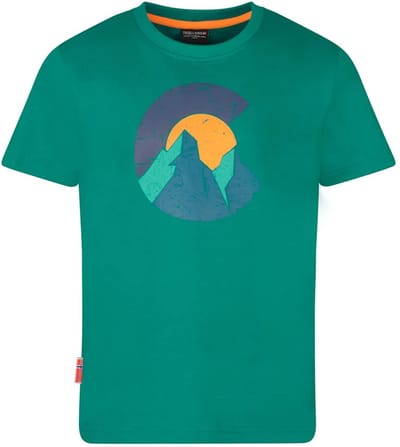 Trollkids Halsafjord T-shirt Met Korte Mouwen Groen 116 cm Kinderen
