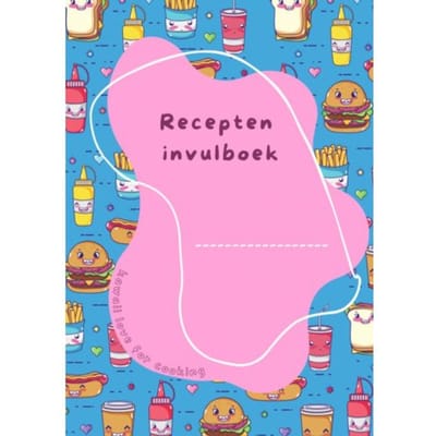 Recepten Invulboek Kawaii Love For Cooking - Joyce Staneke-Meuwissen
