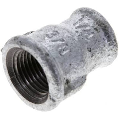 Rp 3/8'' x Rp 1/4'' Verzinkt Gietijzeren Ronde Sok 25 Bar [5 Stuks]