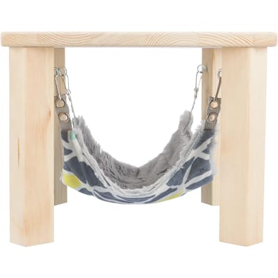 Trixie - Schuilplaats Met Hangmat - Sunny - Assorti/Grijs - 37X37X29 cm