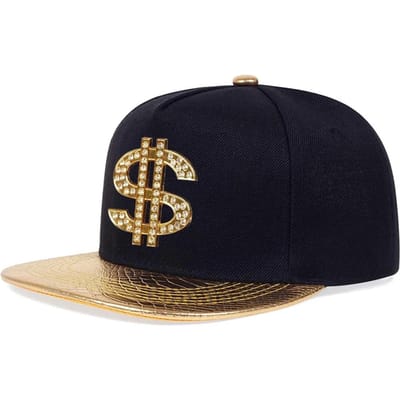 Casquettes Hip-Hop Unisexe Diamant Lettre Usd Étiquette Printemps Automne Extérieur Réglable Décontracté Casquettes de Baseball Casquettes trucker Chapeau Anti-soleil black
