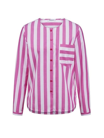 Lange blouse Van Peter Hahn pink