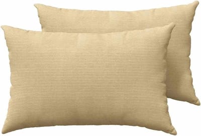 Kussenslopen Set - Bankkussenhoezen - Decoratief Gebruik - Afneembaar met Rits - 60x40 cm - Groen