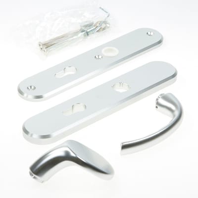 HOPPE Kruk/knop schild, aluminium 86G/3235/3234/1710, PC 72, F1