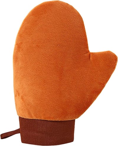 Bruiningshandschoen - Zelfbruiner applicatie - Gelijkmatige huid - Wasbaar en herbruikbaar - 15.5x22cm - Zwart