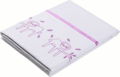 Briljant Baby Jungle Dusk Ledikantlaken - 100x150 cm - Pink