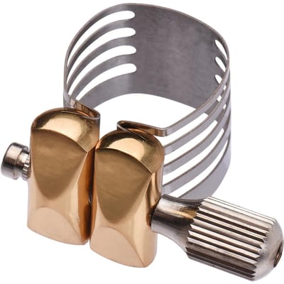 Saxofoonbinder met enkele schroefafstelling Compacte, duurzame saxligatuur voor sopraansaxofoon I7830-3