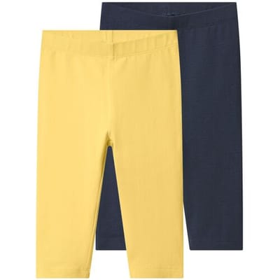 lupilu Set van 2 kinder caprileggings (Geel, 98/104)