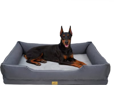 BingoPaw XXXL Orthopedische Hondensofa - Voor Zeer Grote Honden (tot 60kg) - Grijs - XXXL (127x94cm)