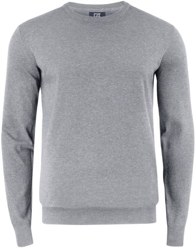 Cutter & Buck Oakville Crewneck Heren 355416 - Grijs Melange - 4XL