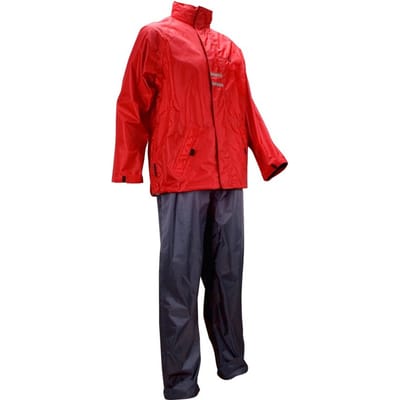 Ralka Regenpak Maat XL - Senior - Rood/Antraciet