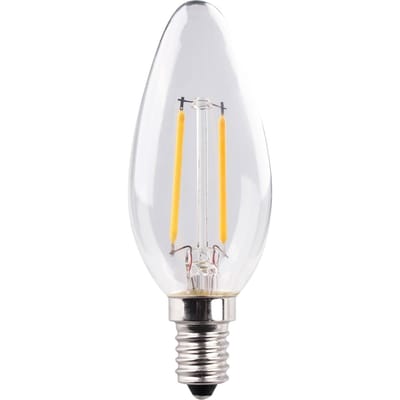 Müller-Licht LED kaars E14 2,2 W gloeidraad 2.700 K helder 2 stuks