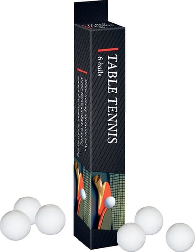 Set van 12x stuks tafeltennis/pingpong ballen 4 cm - Tafeltennissen - Tafeltennisballen