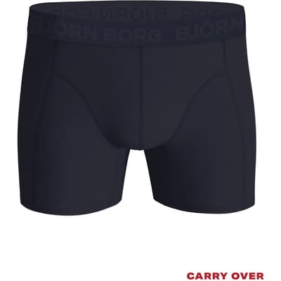 Björn Borg Cotton Stretch boxers - heren boxers normale lengte (1-pack) - blauw