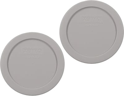 Pyrex 7200-PC 2-Cup Rainstorm Blauw Voedsel Opslag Vervanging Deksel Cover Gemaakt in de VS - 2-Pack