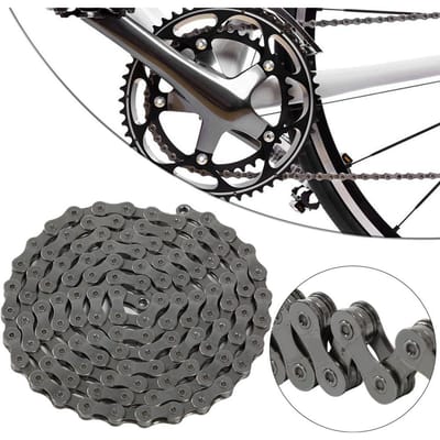 HG53 Staal Snelwissel Mountainbike Racefiets 9 27 Versnellingen Ketting Vervangingsonderdelen Accessoires black