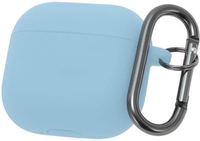 Dailygoods - Siliconen Beschermhoes voor AirPods 4 met Karabijnhaak