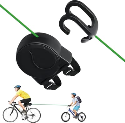 Fiets sleepkabel - Sleepsysteem voor Fietsen - Trekkabel - Ouder/Kind - Fietsaccessoire - 2,6 m Lang - Geschikt voor kinderen en volwassenen
